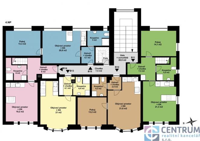 Prodej činžovního domu, Jablonec nad Nisou, Jugoslávská, 1404 m2