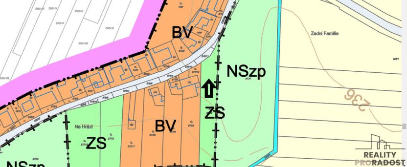 Prodej zahrady, Hranice, 2040 m2