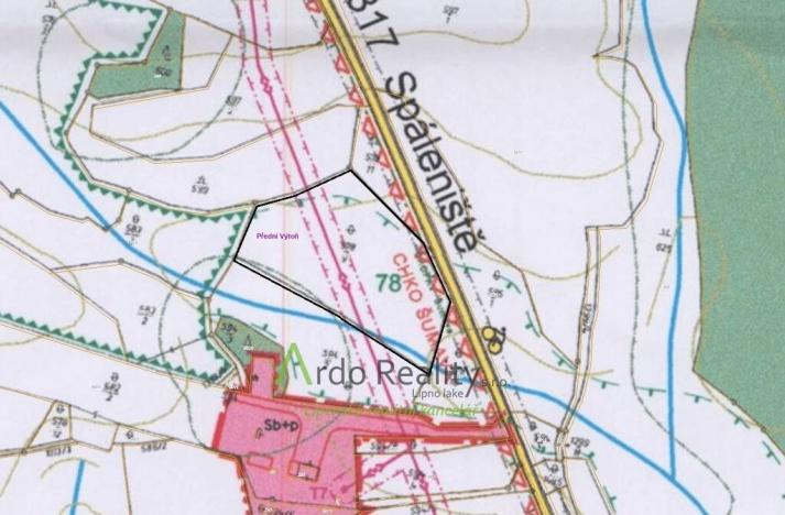 Prodej pozemku, Přední Výtoň, 13889 m2
