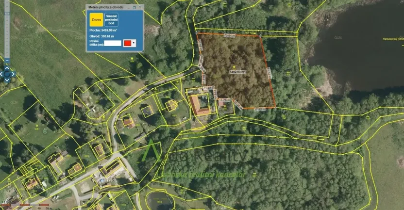 Prodej pozemku pro bydlení, Benešov nad Černou - Hartunkov, 5446 m2
