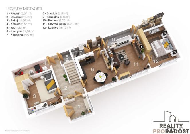 Prodej rodinného domu, Stochov, Okružní, 819 m2