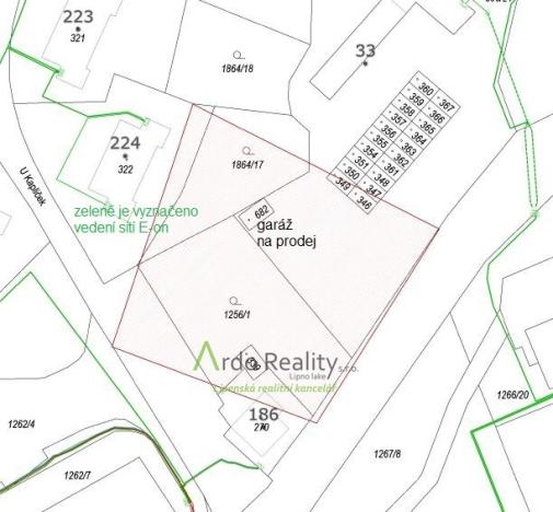 Prodej garáže, Větřní, 26 m2