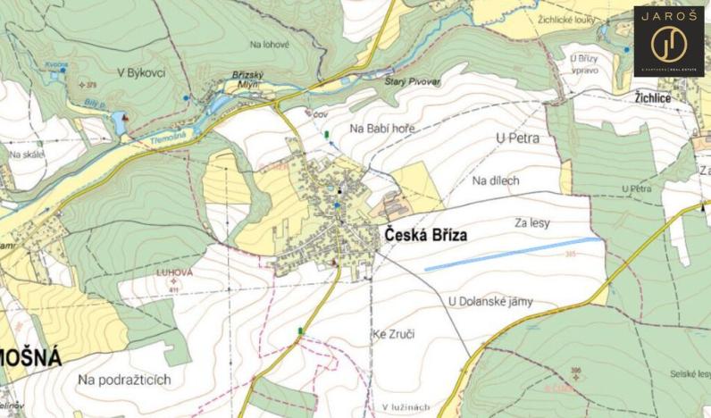Prodej pole, Česká Bříza, 64345 m2