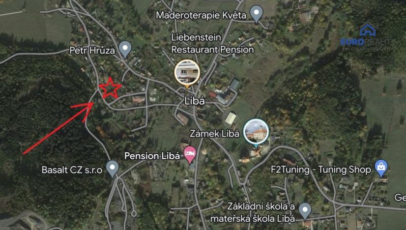 Prodej pozemku pro bydlení, Libá, 628 m2