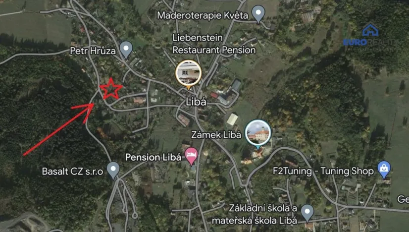Prodej pozemku pro bydlení, Libá, 628 m2