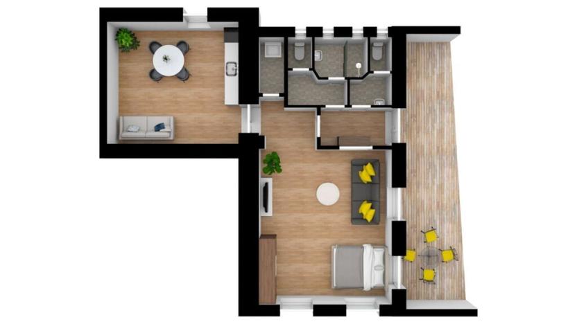 Prodej bytu 2+kk, Křišťanov - Arnoštov, 79 m2