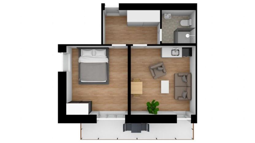 Prodej bytu 2+kk, Křišťanov - Arnoštov, 39 m2