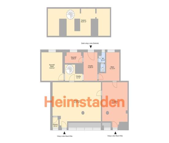 Pronájem kanceláře, Havířov - Město, Hlavní třída, 177 m2