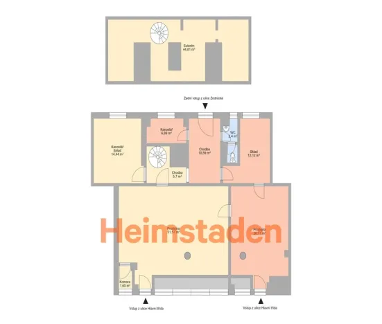 Pronájem kanceláře, Havířov - Město, Hlavní třída, 177 m2