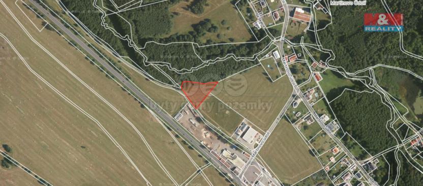 Prodej trvalého travního porostu, Cvikov - Drnovec, 3023 m2