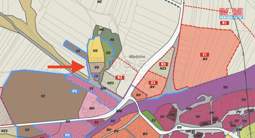 Prodej trvalého travního porostu, Mladotice, 3850 m2