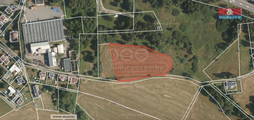 Prodej zemědělské půdy, Cvikov - Drnovec, 6985 m2