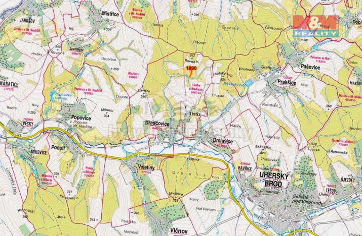 Prodej pozemku, Hradčovice, 1957 m2