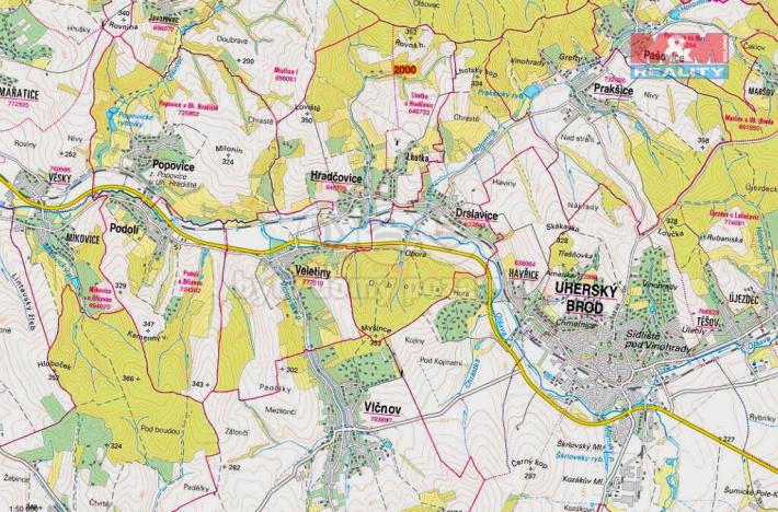 Prodej pozemku, Hradčovice, 1957 m2