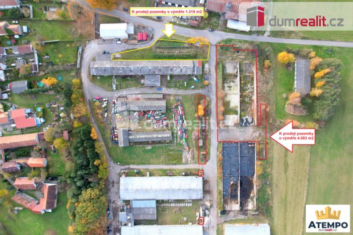 Prodej komerčního pozemku, Záboří, 5297 m2