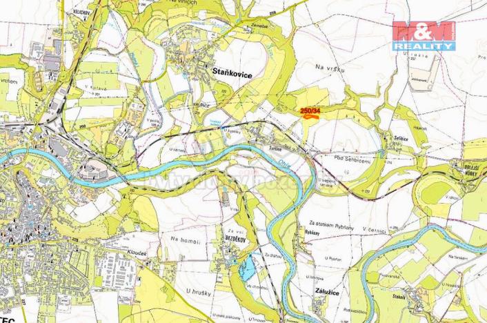 Prodej zemědělské půdy, Staňkovice, 6300 m2