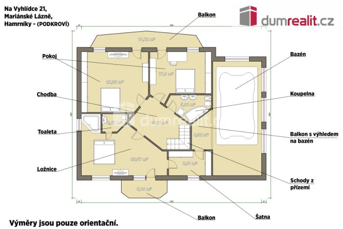 Prodej rodinného domu, Mariánské Lázně - Hamrníky, Na Vyhlídce, 440 m2