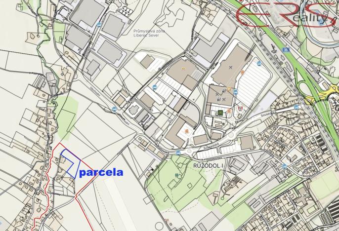 Prodej pozemku pro bydlení, Liberec, Malinová, 3330 m2