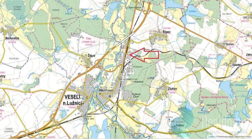 Prodej komerční nemovitosti, Veselí nad Lužnicí - Veselí nad Lužnicí II, Třída Čs. armády, 29401 m2