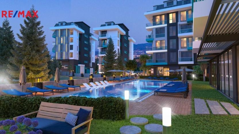 Prodej bytu 1+1, Turecko, Alanya, 44 m2