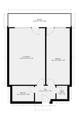 Pronájem bytu 2+kk, Praha - Štěrboholy, K učilišti, 62 m2