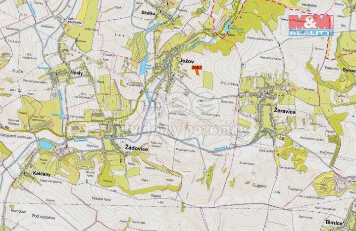 Prodej zemědělské půdy, Ježov, 1462 m2