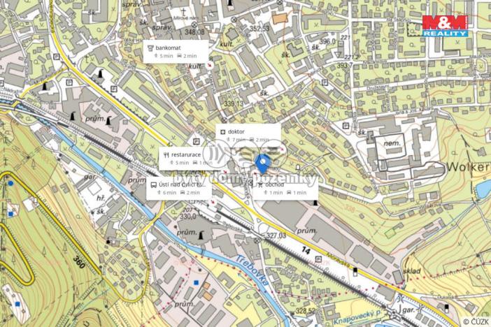 Pronájem skladu, Ústí nad Orlicí, T. G. Masaryka, 49 m2