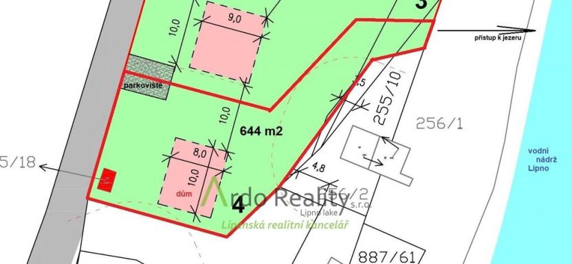 Prodej pozemku pro bydlení, Frymburk, 644 m2