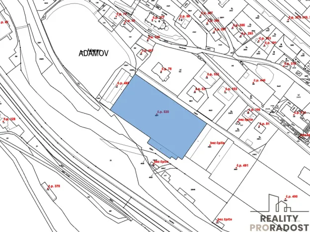 Pronájem skladu, Adamov, 2000 m2