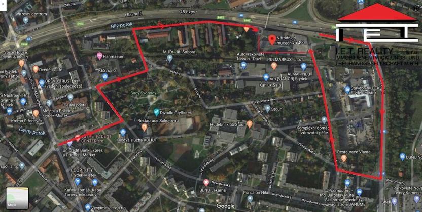 Pronájem skladu, Frýdek-Místek - Frýdek, Národních mučedníků, 554 m2