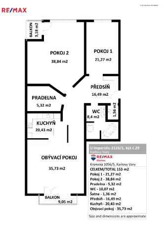 Prodej bytu 3+1, Karlovy Vary, U Imperiálu, 156 m2
