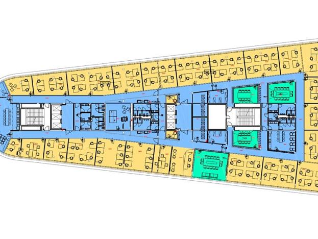 Pronájem kanceláře, Praha - Holešovice, Argentinská, 1300 m2