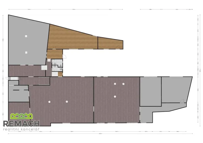 Pronájem obchodního prostoru, Náchod, Smiřických, 1100 m2