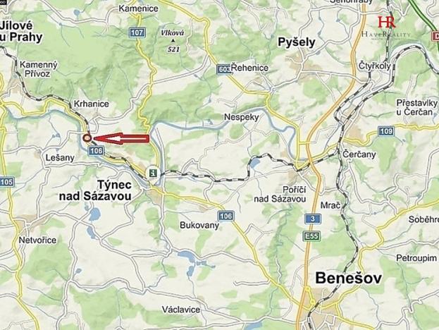 Prodej garážového stání, Týnec nad Sázavou, 13 m2