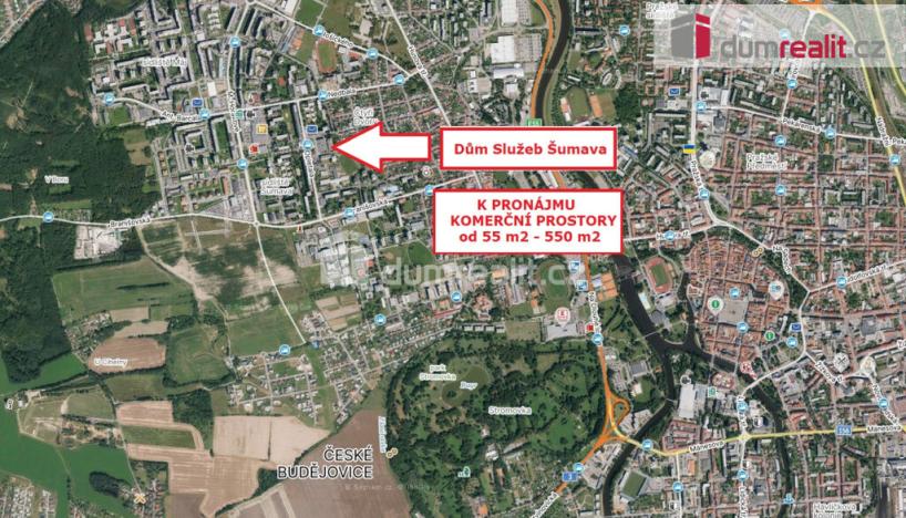 Pronájem obchodního prostoru, České Budějovice - České Budějovice 2, J. Opletala, 55 m2