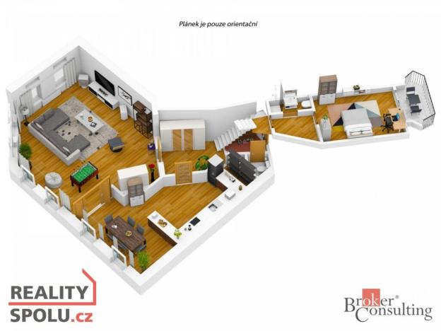 Pronájem bytu 6+kk, Praha - Vinohrady, Balbínova, 240 m2