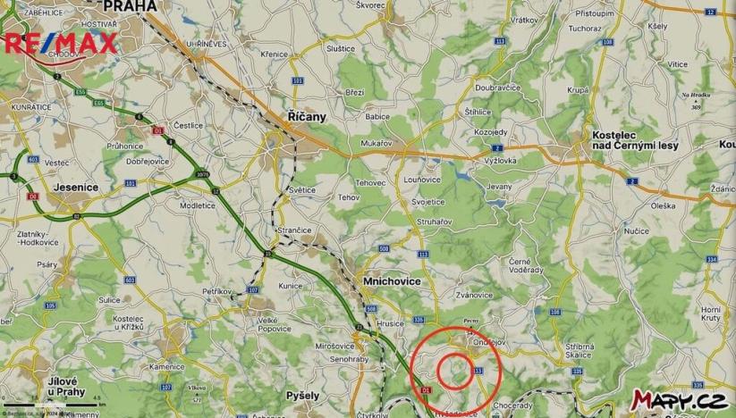 Prodej rybníku, Ondřejov, 8264 m2