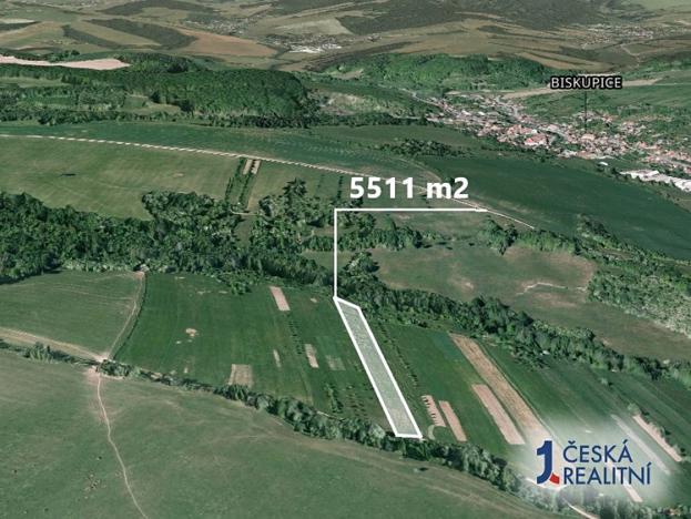 Prodej zemědělské půdy, Luhačovice, 5511 m2
