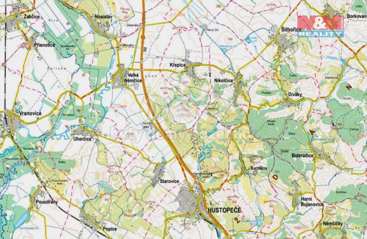 Prodej lesa, Křepice, 553 m2