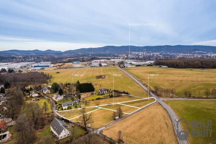 Prodej pozemku pro bydlení, Liberec, Malinová, 1022 m2