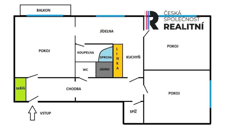 Prodej bytu 3+1, Loučná nad Desnou, 73 m2