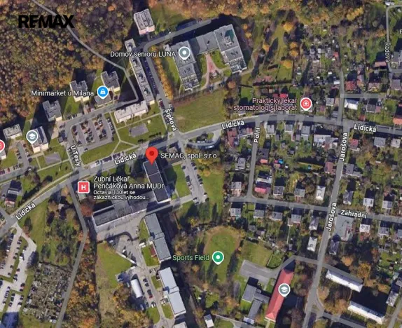 Pronájem kanceláře, Havířov - Šumbark, Lidická, 36 m2