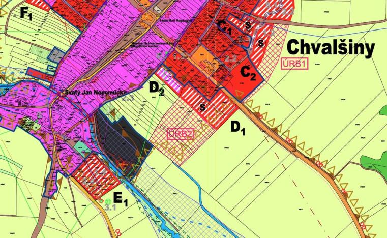 Prodej pozemku pro bydlení, Chvalšiny, 52315 m2
