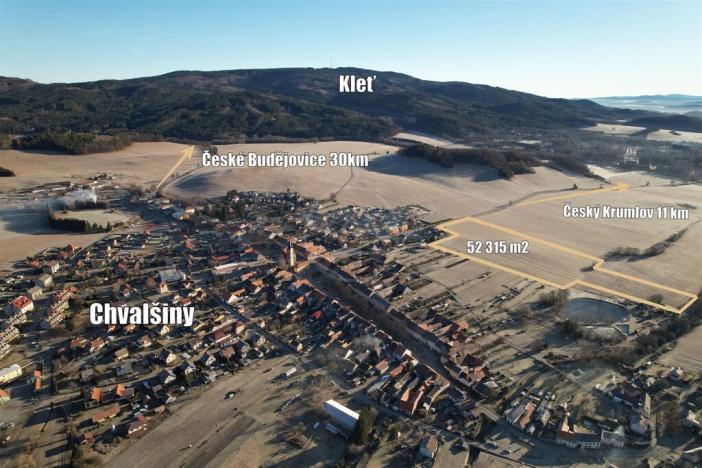 Prodej pozemku pro bydlení, Chvalšiny, 52315 m2