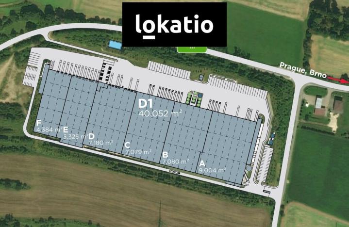 Pronájem skladu, Divišov, 14159 m2