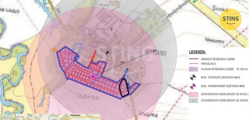 Prodej pozemku pro bydlení, Pardubice - Hostovice, 1740 m2