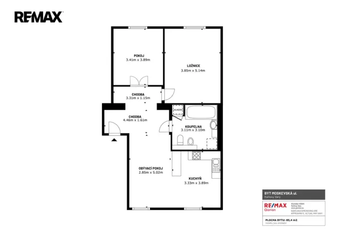 Prodej bytu 3+kk, Karlovy Vary, Moskevská, 75 m2