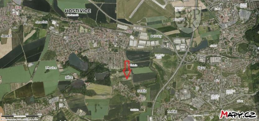 Prodej pozemku pro bydlení, Praha - Sobín, 5760 m2