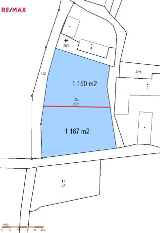 Prodej pozemku pro bydlení, Rožmitál pod Třemšínem, 1167 m2