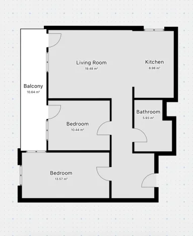 Pronájem bytu 3+kk, Praha - Letňany, Beranových, 71 m2